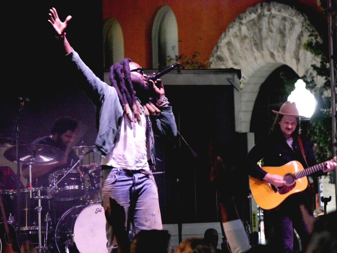 PHOTOS Shaboozey rocks Mass. Street in the Rock Chalk Block Party